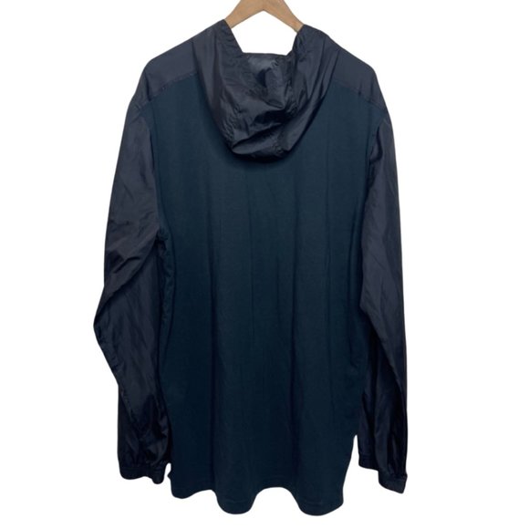 UNDER ARMOUR | Lightweight Mixed Fabric Fitted 3/4 Zip Hoodie Shirt | Size 2XL - Picture 5 of 8